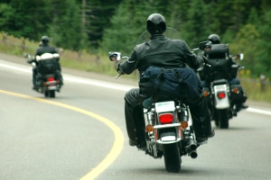 Die Motorrad-Lederkombis im Test weisen alle Protektoren auf, die der Europäischen Norm entsprechen.